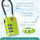 TSA Approved Luggage Locks (4 Count)