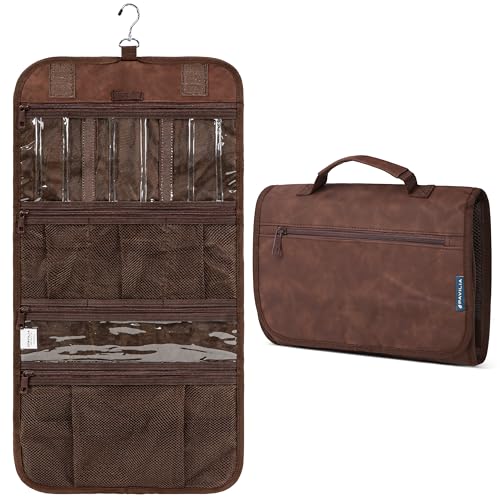 Hanging Toiletry Bag for Women Men Foldable Travel Organizer