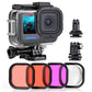Waterproof Case with Dive Filter for GoPro Hero 13 12 11 10 9 Black