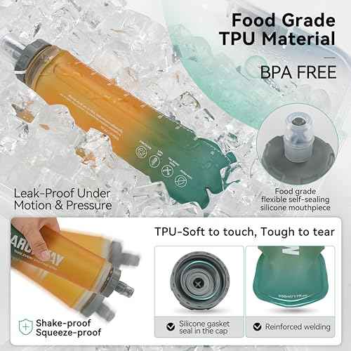 Soft Hydration Flask with Wide Mouth (2 Count)