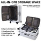 2 pieces 20 29 Aluminum Frame Carry On and Checked Luggage Set