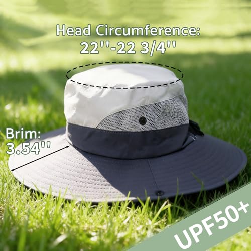 Ponytail Sun Hats for Women UPF 50+ Purple