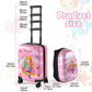 Kids Luggage and Backpack 18" Suitcase with Spinner Wheel Hard Case Travel 13" Backpack Girl Suitcase Set for Kids Travel Supplies (2 Count)
