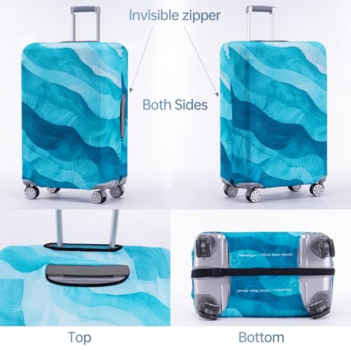 Travelkin Suitcase Covers For Luggage Tsa Approved Luggage Covers Protector