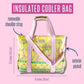 Yellow Picnic and Beach Cooler Bag