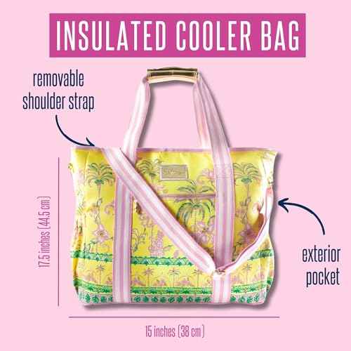 Yellow Picnic and Beach Cooler Bag