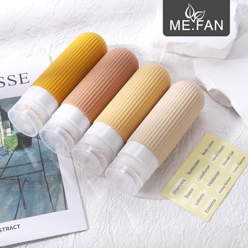 Travel Bottles for Toiletries (4 Count)