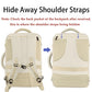 Beige Travel Backpack Women
