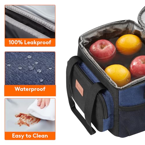 Medium Lunch Bag (Black/Blue / Medium(9L))