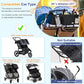 Double Stroller Organizer for Bob Duallie and Baby Jogger City Mini GT2