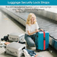 2 Pack Luggage Straps for Suitcases with TSA Lock