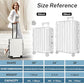 Zipperless Luggage with Spinner Wheels 100% PC Hardside 24in Suitcase