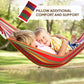 Cotton Hammock 8.9x4.9ft Holds Up to 660lbs Prevents Side