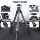 Carbon Fiber Tripod for Camera with 360° Panoramic Ball Head