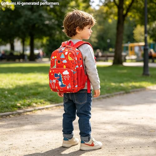 Little Kids Cartoon Backpack For 3