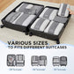 10 Set Compression Packing Cubes for Travel Essentials (10 Count)