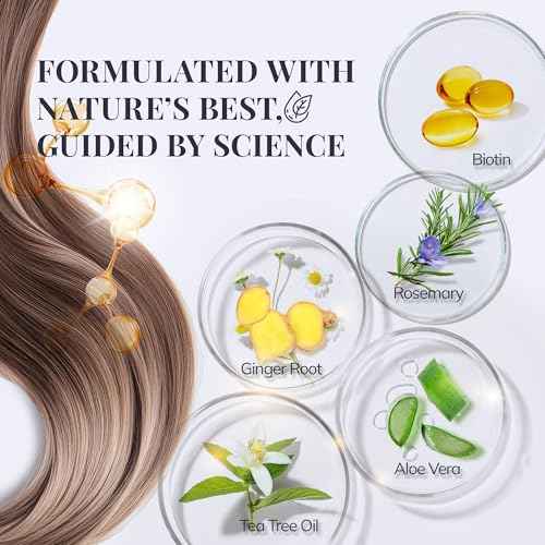 Biotin & Rosemary Hair Growth Shampoo for Thinning Hair (20 Fl Oz)