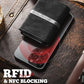 Trifold Card Wallet for Men RFID Blocking with Pop Up Credit Card Holder