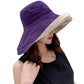 Women Summer Wide Brim Sun Hat Bucket Fishing Hats UV Protection