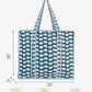 100% Cotton Quilted Tote Bag For Women