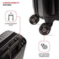 7272 Energie Expandable Hardside Luggage with Spinner Wheels and TSA Lock