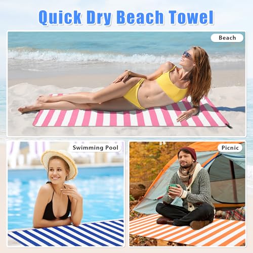 2 in 1 Microfiber Beach Towel