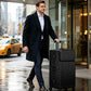 Super Large Aluminum Frame Zipperless Checked Luggage Front Pocket