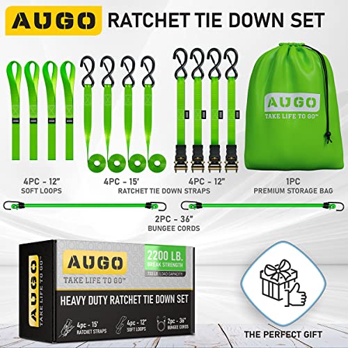 Ratchet Straps Heavy Duty 4 Pack
