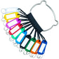 Portable Key Organizer Manager with Enlarged Window for Writing and Displaying More Text (30 Count)