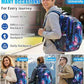 Extra Large Backpack Bookbag for College Travel Laptop Business Hiking Backpack Fit Laptop Up to 17 Inch Sturdy Multi Compartment Gifts for Men Women Night Light Reflective