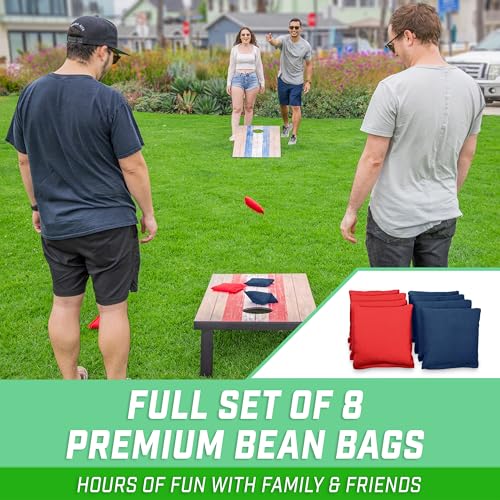 4 x 2 ft Barnwood Design Cornhole Game Set