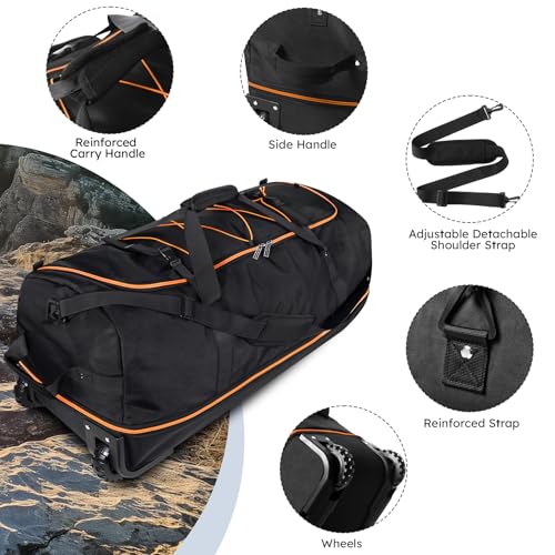 110L Expandable to 140L 32” Foldable Oxford Soft