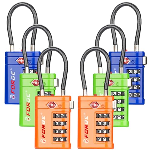 Open Alert TSA Approved Luggage Locks (6 Count)