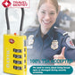TSA Approved Luggage Locks with Search Alert Indicator (3 Count)