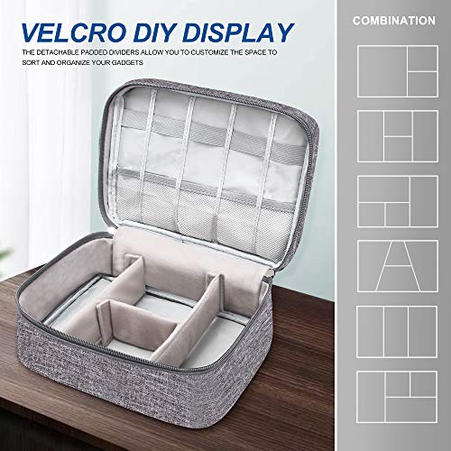 Electronics Organizer Travel Universal Cable Organizer Bag Waterproof Electronics Accessories Storage Cases for Cable
