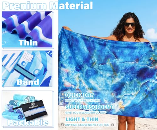 Microfiber Beach Towel (2 Count)