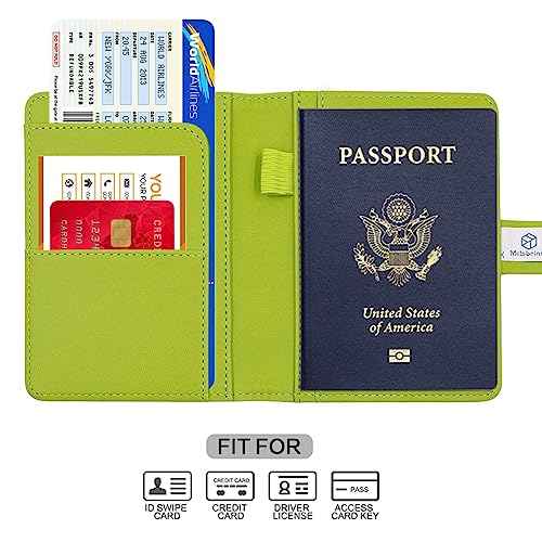 Premium Leather Passport Holder Covers Case