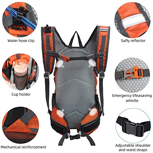 Hiking Daypack Rucking Backpack 15L Lightweight Waterproof