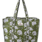100% Cotton Quilted Tote Bag For Women