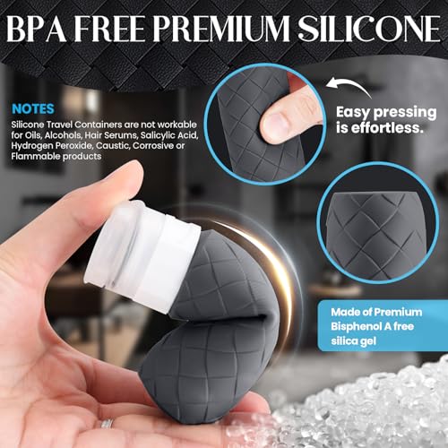 Travel Bottles for Toiletries (4 Count)
