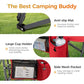 Heavy Duty 550LBS Padded Camping Chairs with Lumbar Support
