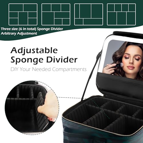 Makeup Train Case with Light