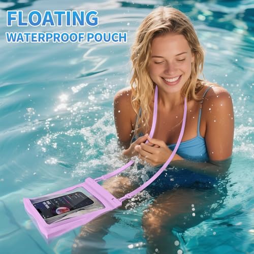 Large Floating Waterproof Phone Pouch with Sealing Strip