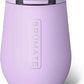 BrüMate Uncork'd 14oz 100% Leakproof Insulated Wine Tumbler | Locking Lid | Insulated Stainless Steel Wine Glass | Perfect For Travel & Outdoors | BPA-Free (Lavender)