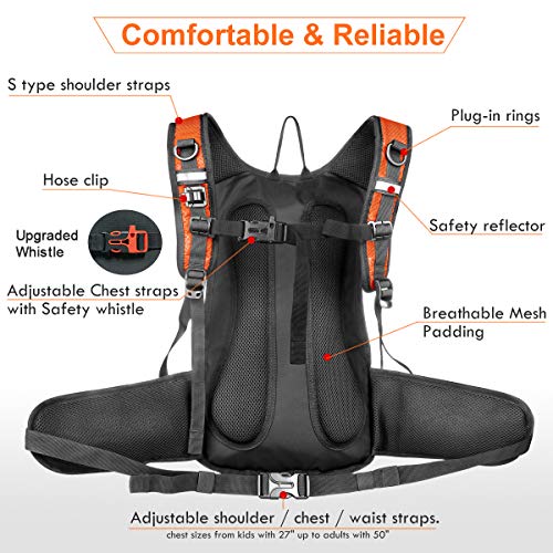 Insulated Hydration Backpack Pack with 3L BPA Free Leak Proof Water Bladder