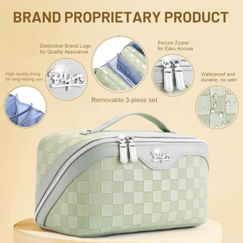 Travel Makeup Bag Organizer