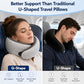 G Shape Memory Foam Travel Pillow