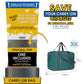 For Spirit Airlines Personal Item Bag 18x14x8 Foldable Travel Duffel Bag Tote Duffle Carry on Luggage for Women and Men 30L