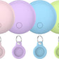 Air Tracker Tags 4-Pack, Item Finders Work for Apple Find My APP(iOS Only) Tracker Tags for Keys, Luggage, Bag etc,Replaceable Battery Last 1 Year, Loud Beep, IP68 Waterproof with Holder Keychain