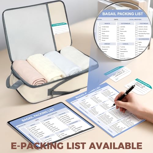 Lightweight Compression Packing Cubes for Travel